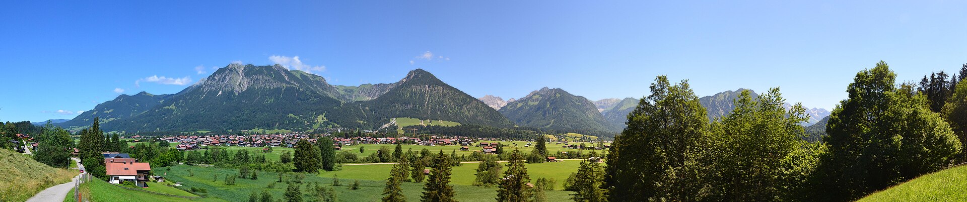 Panorama von Oberstdorf